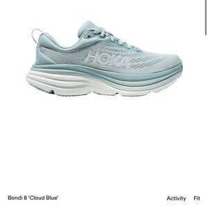 HOKA Women's Bondi 8 Running Shoes - Cloud Blue